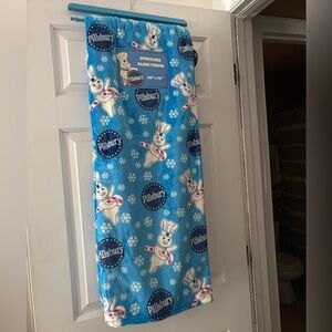 Pillsbury Blue Plush Throw Blanket